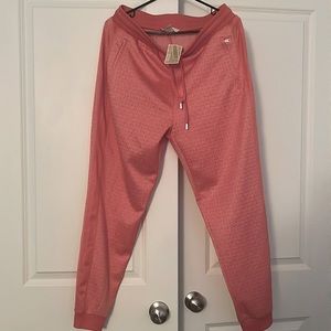 Brand, new peach, Michael Kors, logo, jogging pants